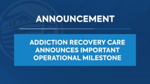Addiction Recovery Annoucement